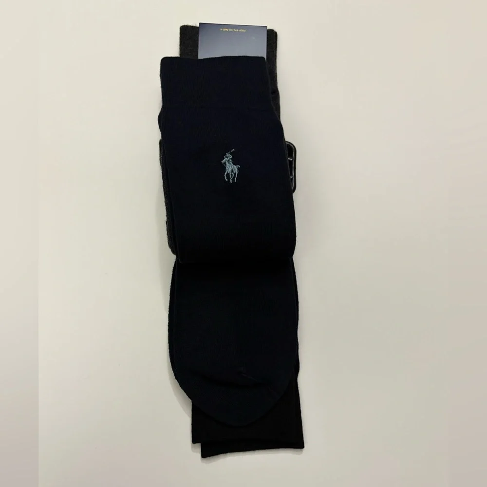 Polo Ralph Lauren Viscose Cushioned Crew Socks 3 pack